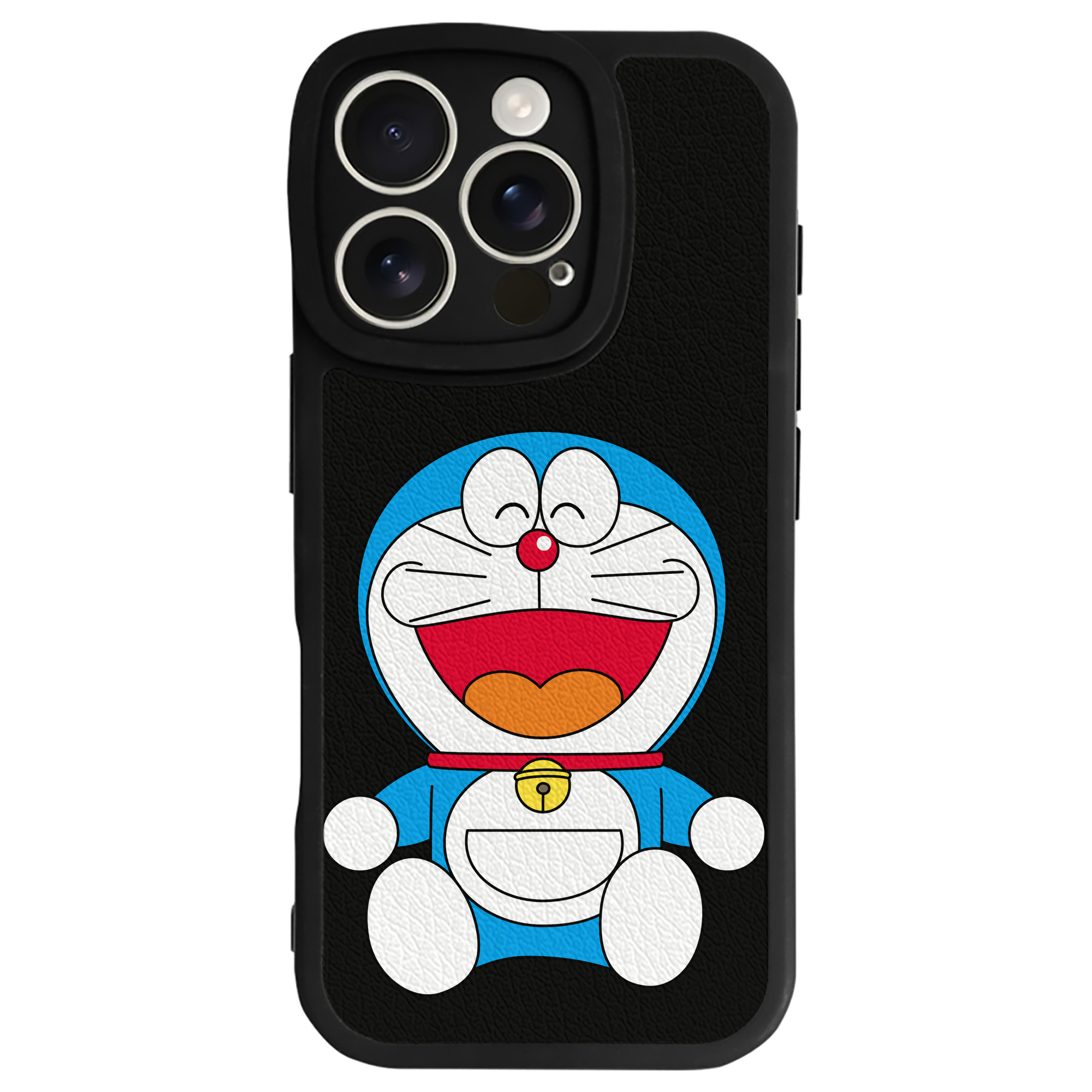 （画像用） ドラえもん Doraemon 【iPhone 16シリーズ対応】シリコンスマホケース（レザー調） 材質：シリコン